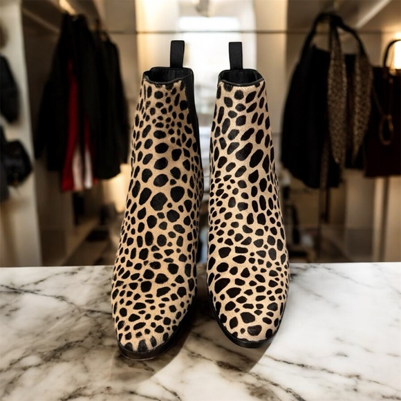 Giuseppe Zanotti Leopard Print Booties - Picture 2 of 15